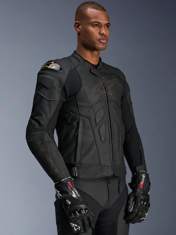 Alpinestars Leather Jacket - Zing apparels – Zing Apparels