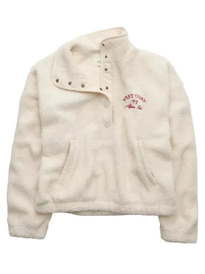 American-Eagle-Sherpa-Fleece-Graphic-Henley-Jacket