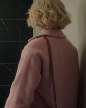 Black Mirror S07 Rosy McEwen Pink Wool Coat