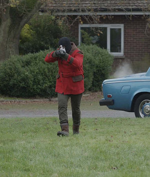 Black Mirror Lee Nicholas Harris Red Wool Coat