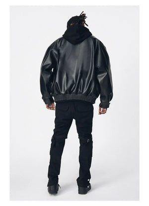 Black-Oversized-Leather-Jacket