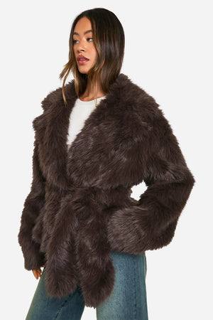Boohoo-Faux-Fur-Brown-Jacket