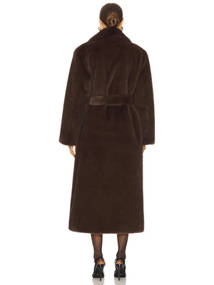 Darelle-Darelle-Faux-Fur-Maxi-Coat-Walnut-LAMARQUE