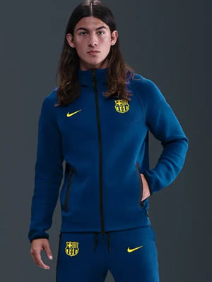 FC Barcelona Tech Windrunner Nike Soccer Hoodie Zip