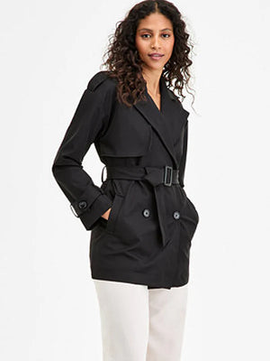 Juniors-Double-Breasted-Belted-Trench-Coat-Jou-Jou