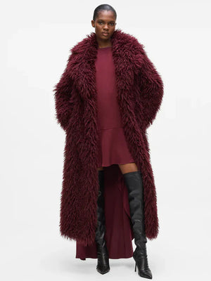 Karl-Lagerfeld-Faux-Fur-Coat-Women