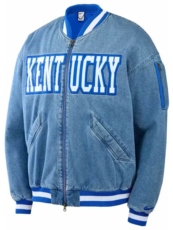 Kentucky Nike Denim Jacket - Zing Apparels