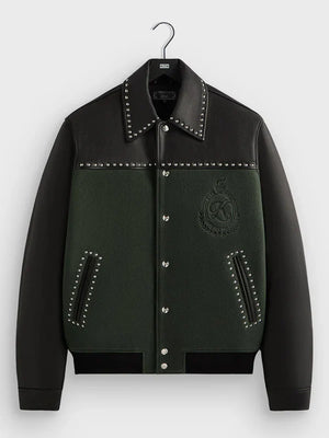 Kith-Leather-Combo-Varsity-Jacket