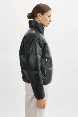 LAMARQUE-Iris-Leather-Puffer-Black-Jacket