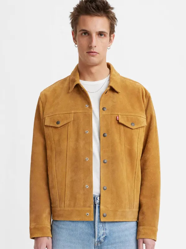 Levis Suede Trucker Jacket - Zing Apparels