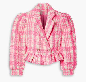 Love_Shack_Fancy_Pink_Tweed_Jacket_For_Sale
