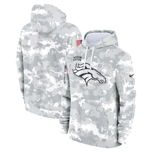 Denver Broncos Arctic Camo Salute to Service Hoodie