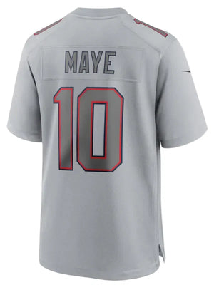 Mens-Nike-Drake-Maye-New-England-Patriots-Atmosphere-Fashion-Game-Gray-Jersey