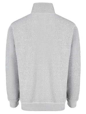 Mock Shirt Jumper Grey Back