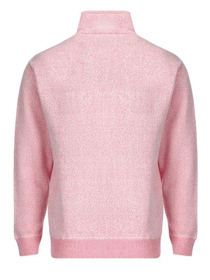 Mock Shirt Jumper Pink Back