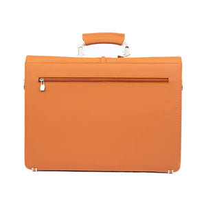 Modern Leather Office Bag With Lock Zing Apparel