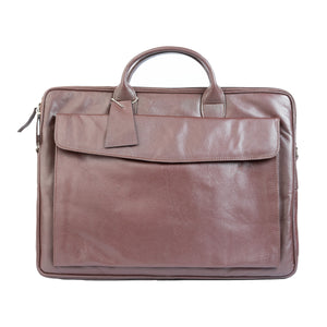 Vintage Midnight Leather Laptop Bag Zing Apparel