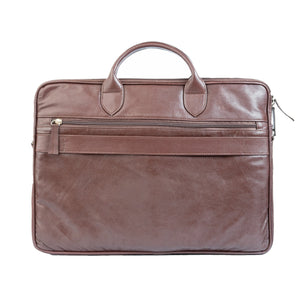 Vintage Midnight Leather Laptop Bag Zing Apparel