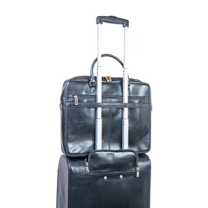 Modern Leather Case Cabin Trolley Bag Zing Apparel