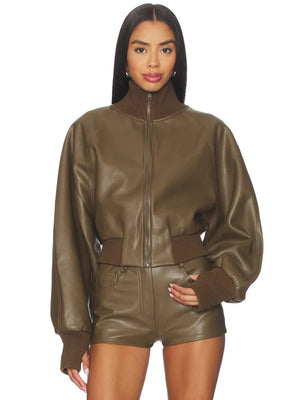 Oversized-Turtleneck-Bomber-Jacket-To-Waist-In-Bark-Norma-Kamali