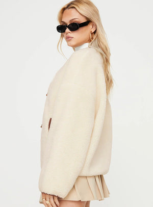 Princess-Polly-Adylic-Teddy-Jacket-Cream-Brown