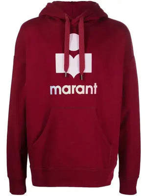 Red Isabel Marant Fleece Hoodie