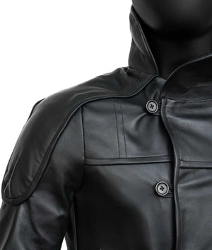 Black Blade Runner 1982 Roy Batty Trench Coat Zing Apparel