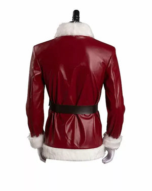 Santa Claus Violent Night David Harbour Leather Jacket