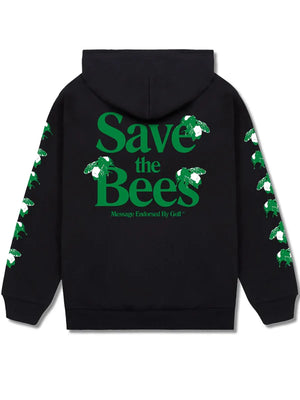 Save-The-Bees-Hoodie-Black-And-Green