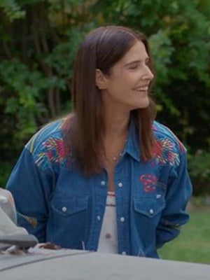 Shrinking S03 Cobie Smulders Denim Shacket