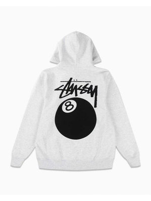 white stussy hoodie