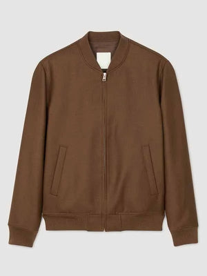 Tom Ellis CIA S01 Brown Bomber Jacket