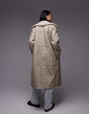 Topshop-Faux-Leather-Shearling-Longline-Aviator-Jacket-Back