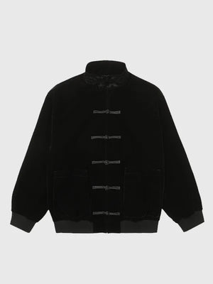 Unisex-CLOT-Velvet-Jacket-Black