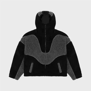 Trendt Vision Flees Jacket Men, Black Zing Apparel