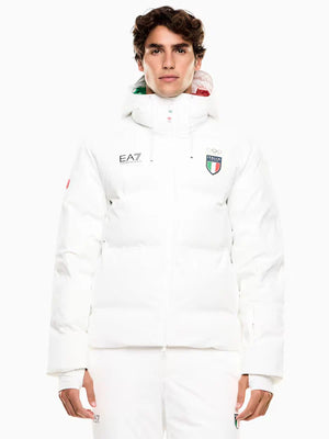 Winter-Olympics-2026-Team-Italy-EA7-White-Puffer-Jacket