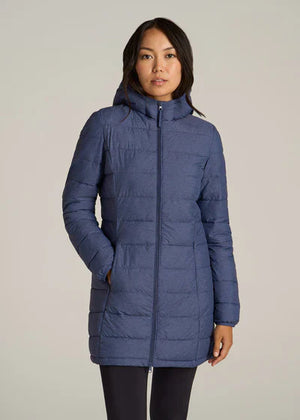 Women’s lightweight packable puffer jacket