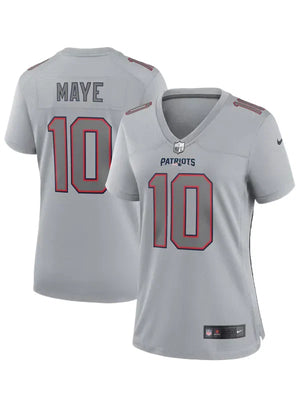 Womens-Nike-Drake-Maye-Gray-New-England-Patriots-Fashion-Atmosphere-Fashion-Game-Jersey