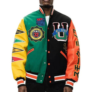 Men All Star Varsity Jacket Zing Apparel