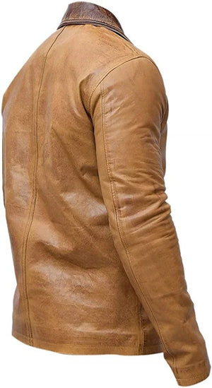 Morgan Brown Sheep Leather Jacket Zing Apparel