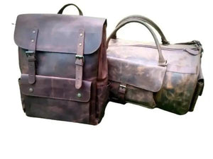 Crazy Horse Leather Backpack For Travel Zing Apparel