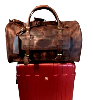 Best Leather Duffle Bag, Premium Lining Zing Apparel