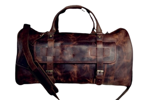 Best Leather Duffle Bag, Premium Lining Zing Apparel