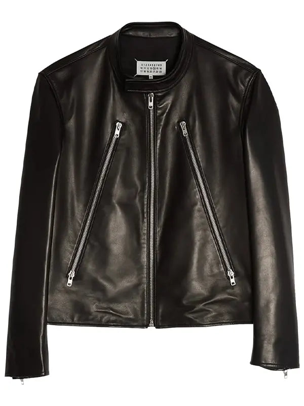 Maison Margiela 5 Zip Leather Jacket – Zing Apparels