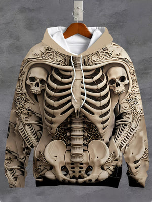 skull 3d hoodie