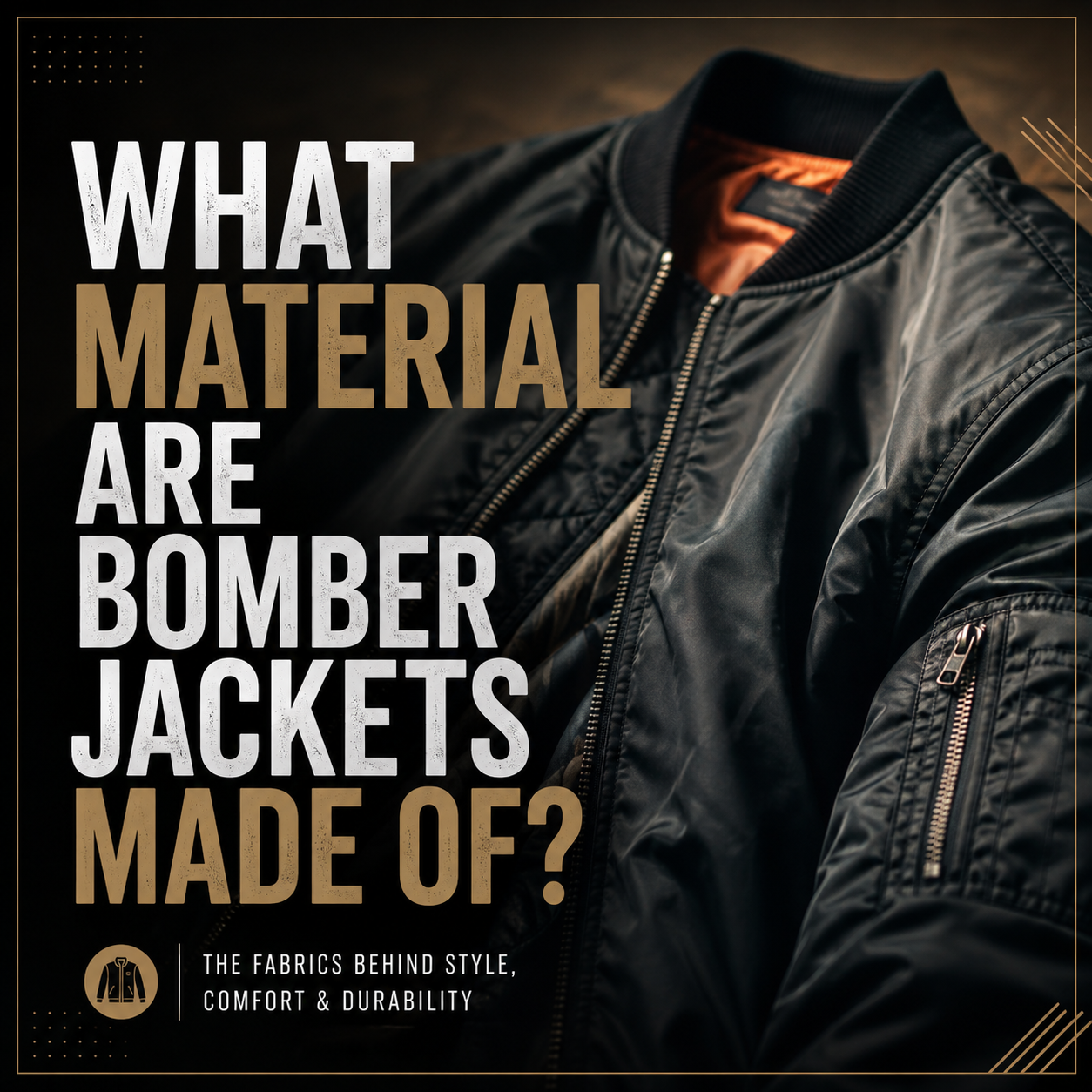 What Material Are Bomber Jackets Made Of?