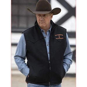 Men's Yellow Stone John Dutton Vest Zing Apparel