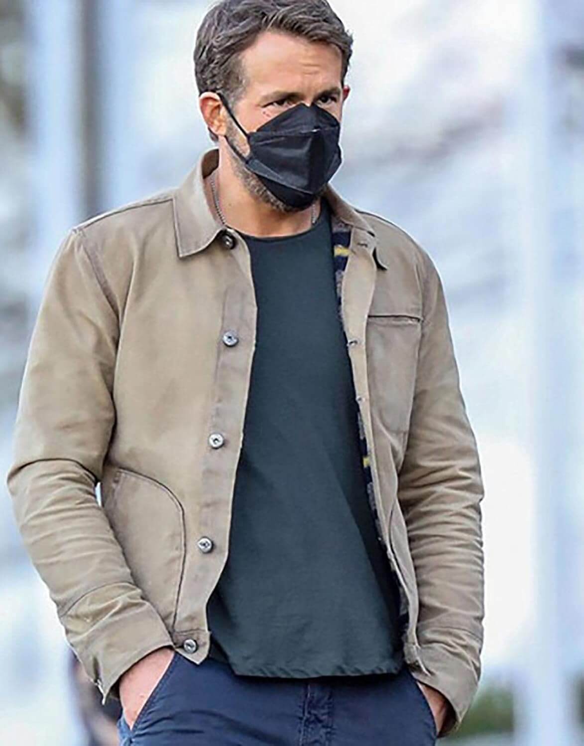 Halloween Cotton The Adam Project Ryan Jacket