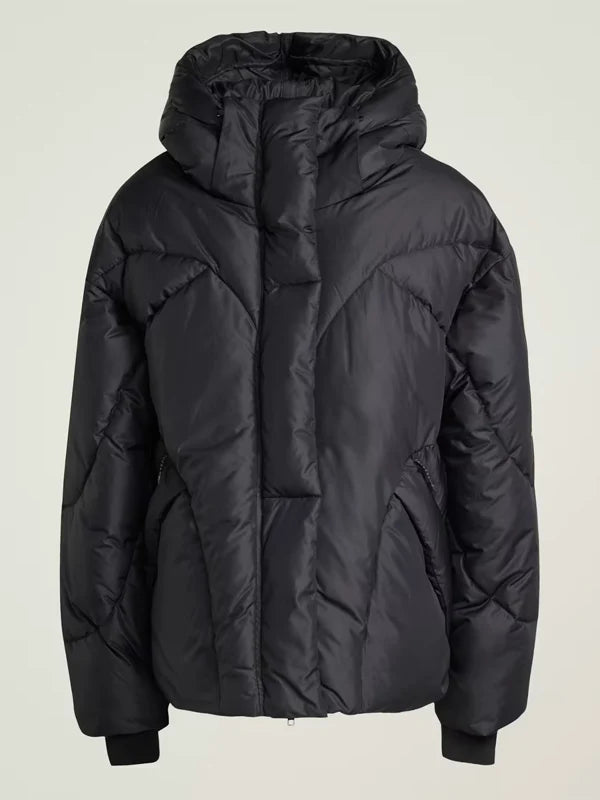 Adidas-By-Stella-Mccartney-Mid-Length-Padded-Winter-Jacket-Black