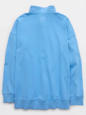 Aerie Oh Snap Sweatshirt Blue Back